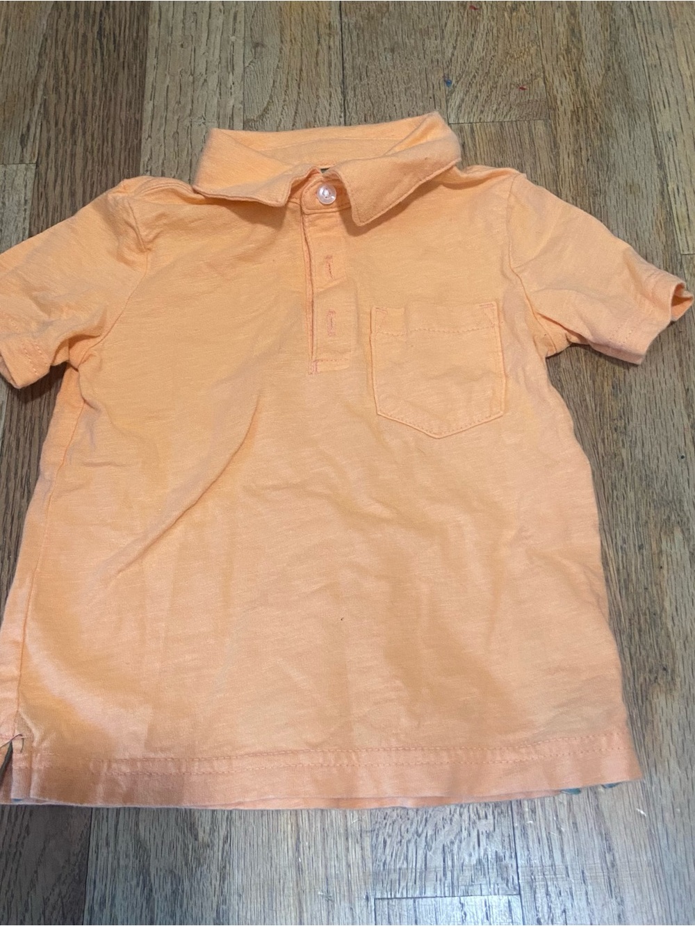 Carter's Toddler Boy Short-Sleeve Polo Shirt, Light Orange, Size 24M